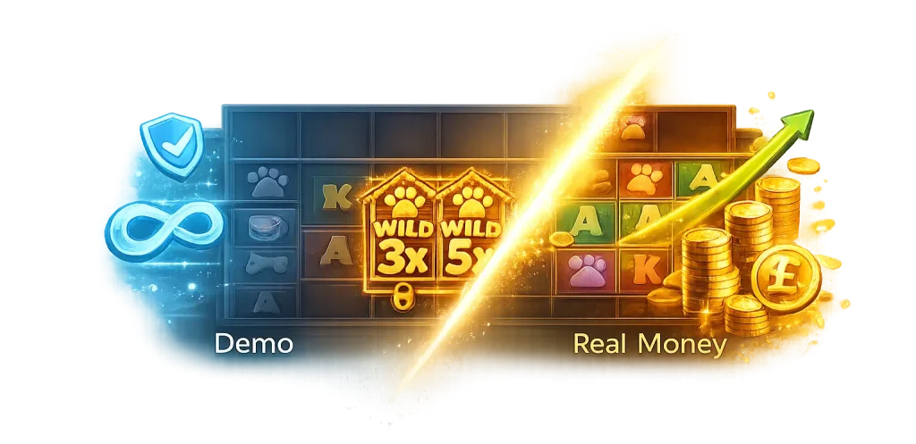 Demo vs Real Money in the UK