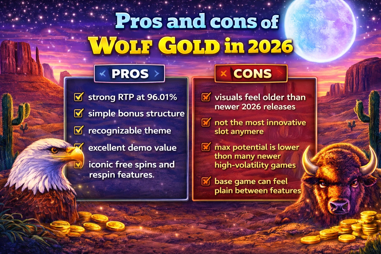 Pros and cons of Wolf Gold in 2026